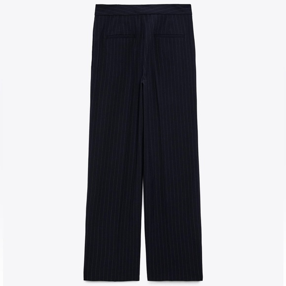 Zara pinstripe straight leg pants - Picture 3 of 4